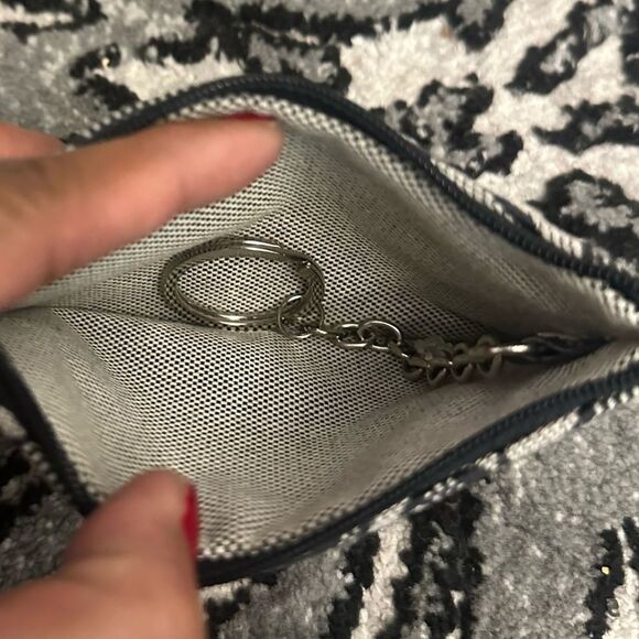 Dooney & Bourke Monogram Black and White Wristlet - Picture 6 of 6